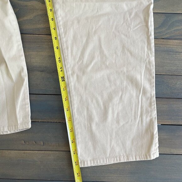 FDJ French Dressing Tan Capri Mid Rise Pants Casual Outdoor Womens Size 14 (J6) - Picture 7 of 7